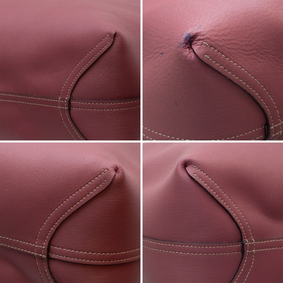 Gucci Reversible GG Supreme Blooms Canvas and Leather Tote Bag – Pink Floral Pri - Picture 8 of 11